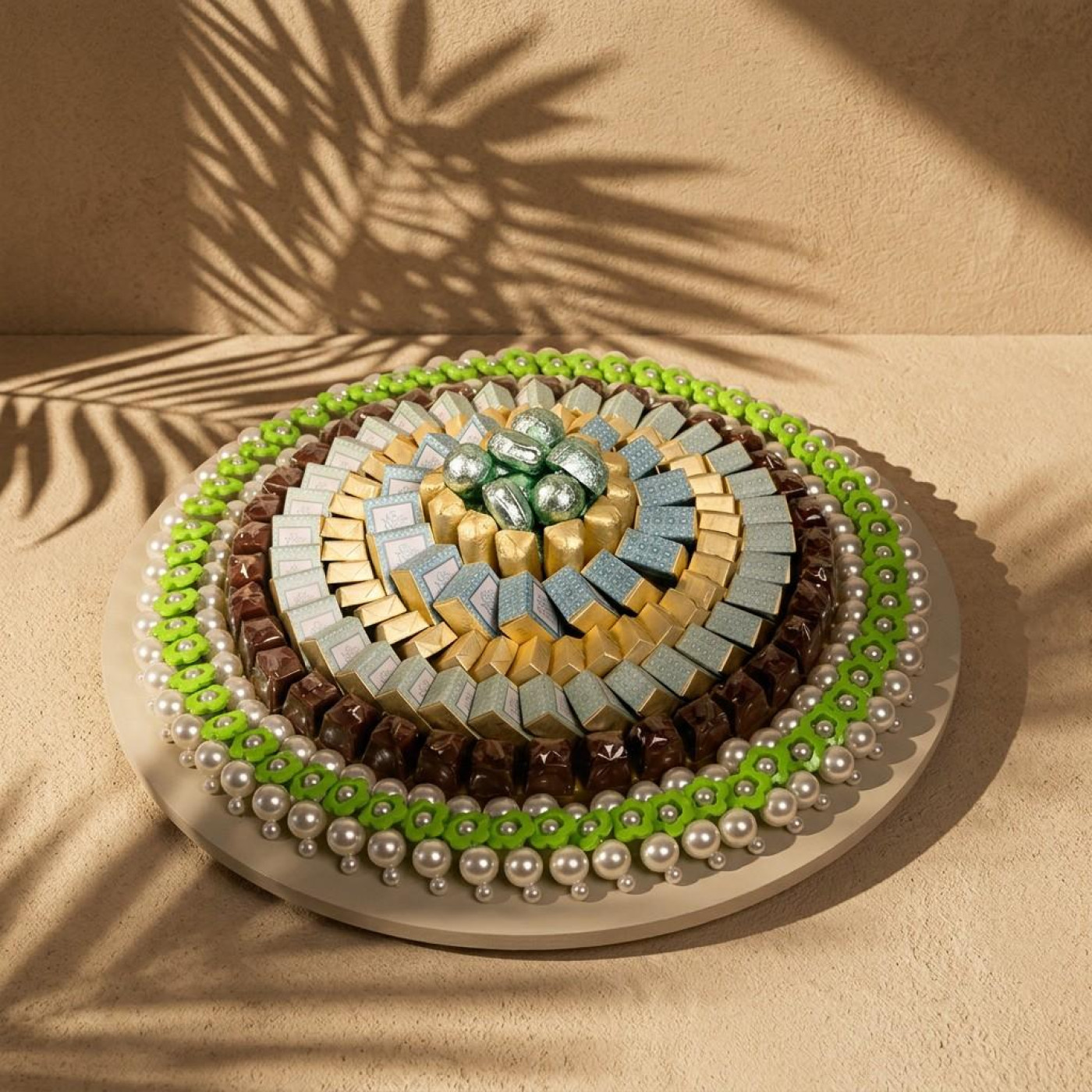 Emerald Pearl Eid Chocolate Platter