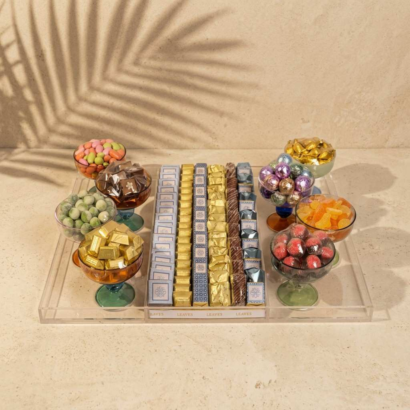 Woven Pedestal Eid Chocolate Tray