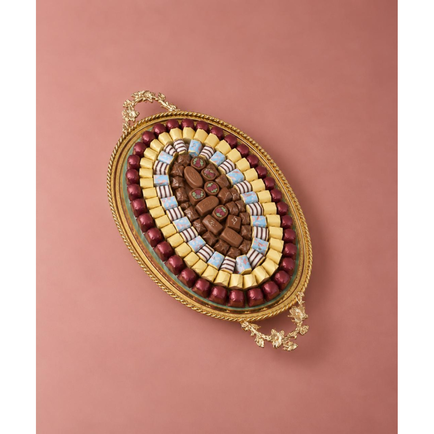The Rose Gold & Blossom Oval