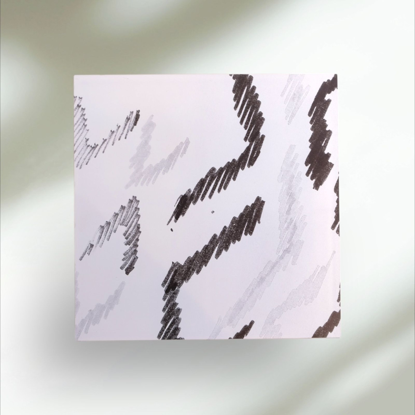 Black & White Acrylic Compartment Chocolate Box
