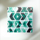 Geometrical Green Acrylic Compartment Chocolate Box