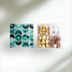 Geometrical Green Acrylic Compartment Chocolate Box
