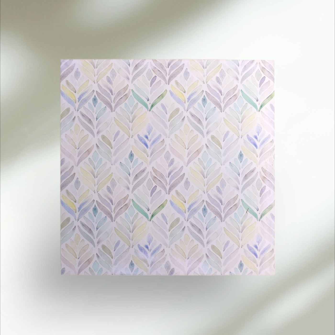 Watercolor Arabesque Acrylic Compartment Chocolate Box