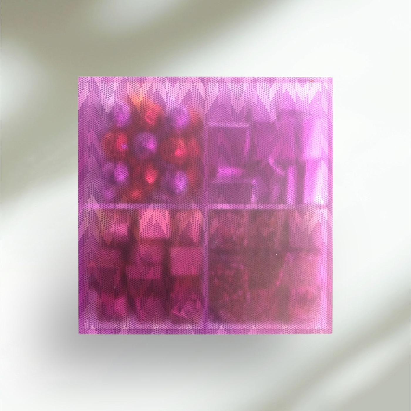 Purple Acrylic Compartment Chocolate Box